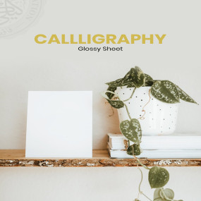 Callligraphy Glossy Sheet (20 Sheets in One Pack)